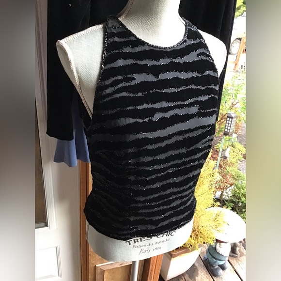 Oleg Cassini Black Label top - Picture 1 of 5